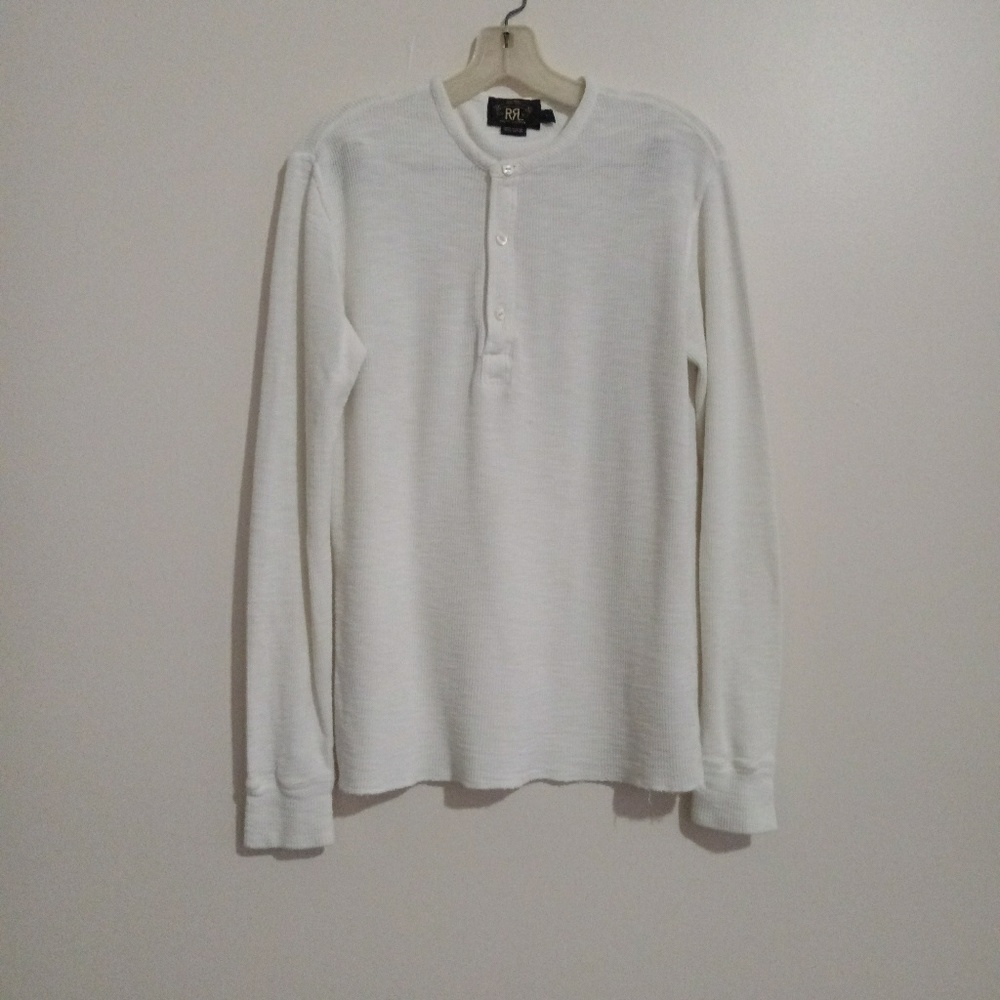 Ralph Lauren RRL Henley Thermal Tshirt S